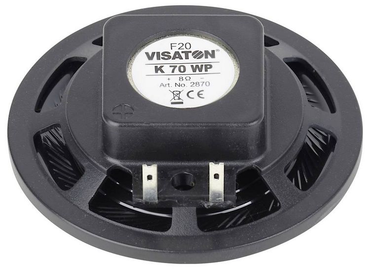 Produktbild: Visaton K 70 WP - 8 Ohm 2.8 Zoll 7cm Breitb&auml;nder 8Ω Kunststoff-Membran