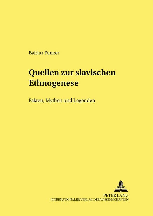Produktbild: Quellen zur slavischen Ethnogenese