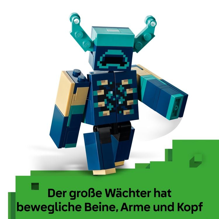 Produktbild: LEGO Minecraft 21274 Begegnung mit dem W&auml;chter, Minecraft Spielzeug