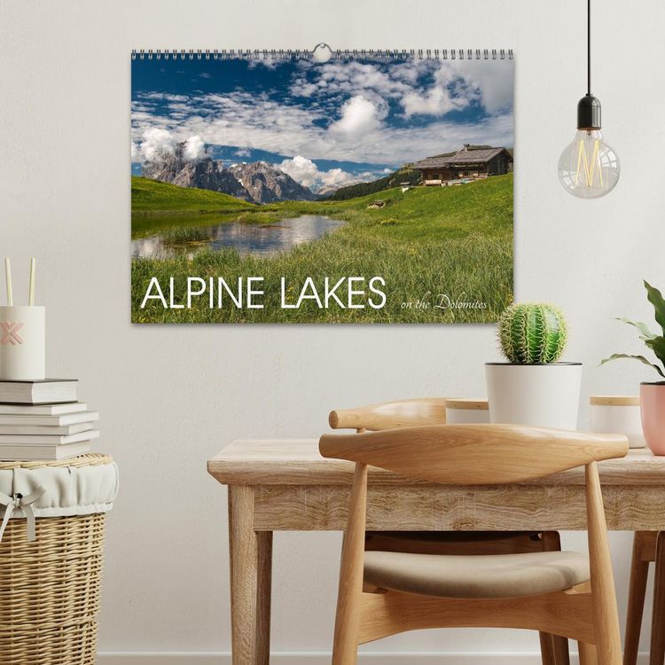 Produktbild: Alpine lakes on the Dolomites (Wall Calendar 2026 DIN A3 landscape), CALVENDO 12 Month Wall Calendar