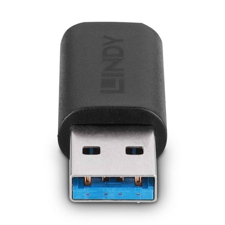 Produktbild: LINDY USB 3.2 Gen 1 (USB 3.0) Adapter [1x USB 3.2 Gen 1 Stecker A (USB 3.0) - 1x USB-C&reg; Buchse] 41904