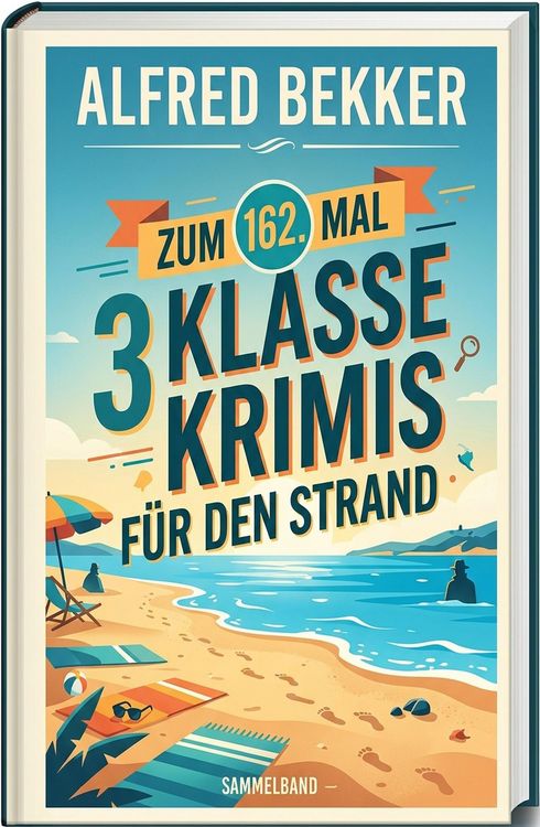 Produktbild: Zum 162. Mal 3 klasse Krimis f&uuml;r den Strand