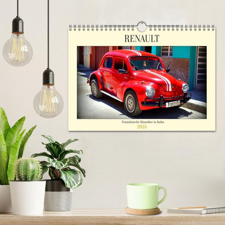 Produktbild: RENAULT - Franz&ouml;sische Klassiker in Kuba (Wandkalender 2025 DIN A4 quer), CALVENDO Monatskalender