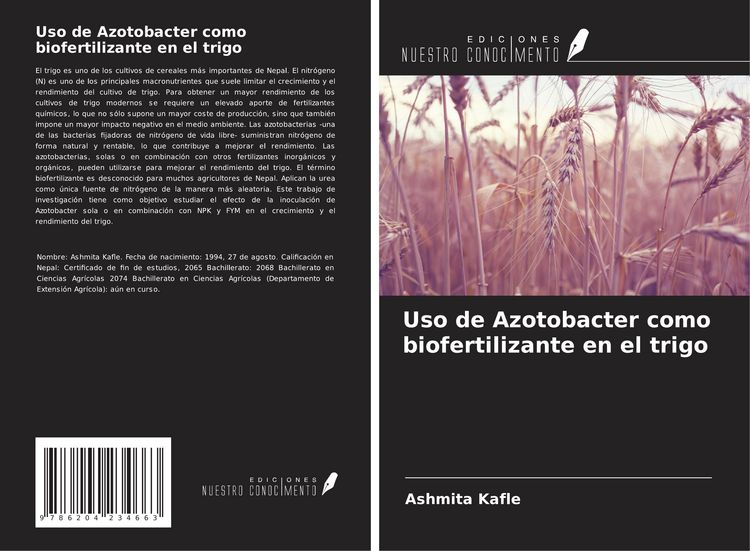 Produktbild: Uso de Azotobacter como biofertilizante en el trigo