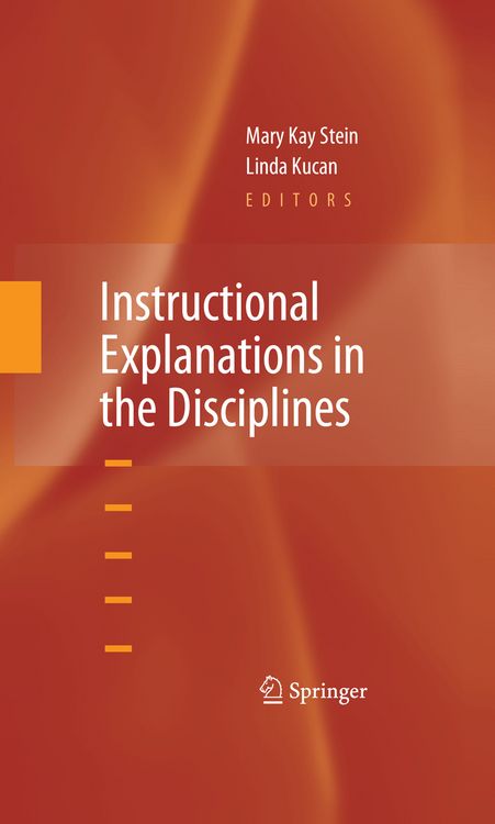 Produktbild: Instructional Explanations in the Disciplines