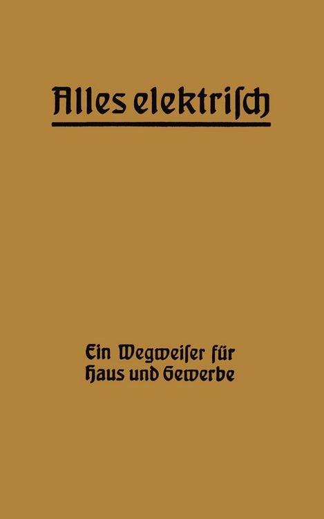 Produktbild: Alles elektrisch!