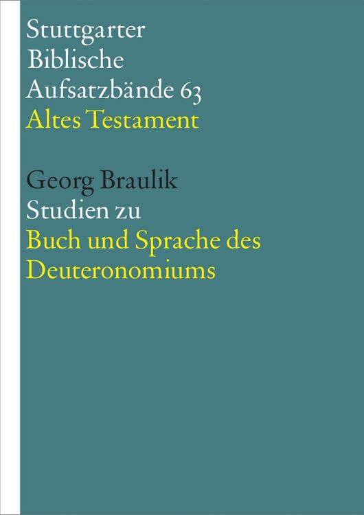 Produktbild: Studien zu Buch und Sprache des Deuteronomiums