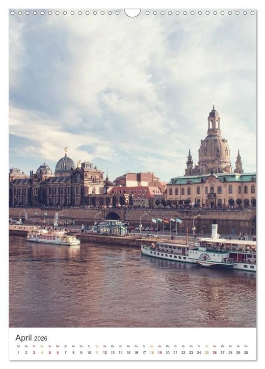 Produktbild: Highlights in Dresden (Wandkalender 2026 DIN A3 hoch), CALVENDO Monatskalender