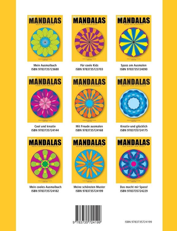 Produktbild: Meine Mandalas - Meine sch&ouml;nsten Muster - Wundersch&ouml;ne Mandalas zum Ausmalen