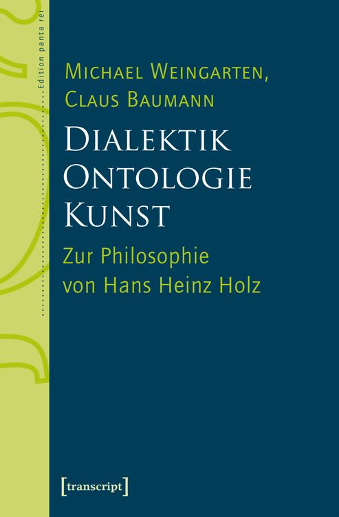 Produktbild: Dialektik &ndash; Ontologie &ndash; Kunst