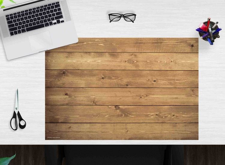 Produktbild: Cover-your-desk Schreibtischunterlage f&uuml;r Kinder und Erwachsene Holz, aus hochwertigem Vinyl , 60 x 40 cm