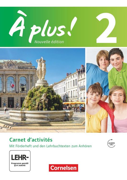 Produktbild: &Agrave; plus! Nouvelle &eacute;dition. Band 2. Carnet d'activit&eacute;s mit Audio- und Video-Materialien online