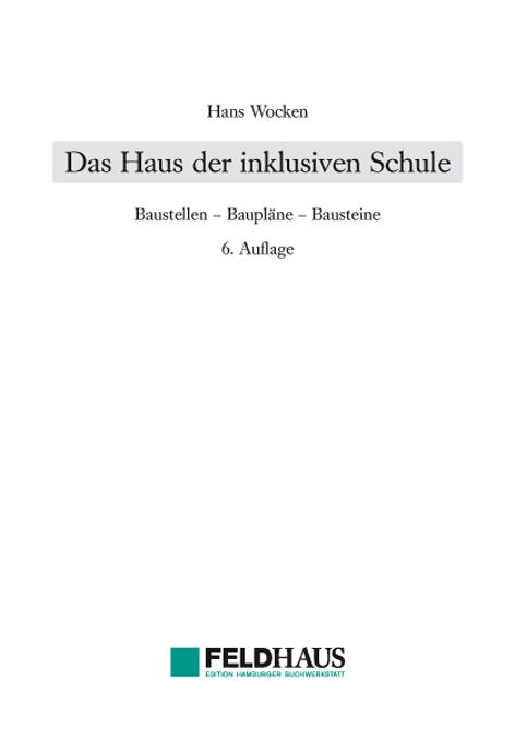 Produktbild: Das Haus der inklusiven Schule