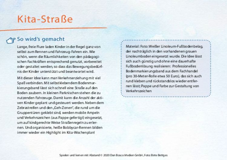 Produktbild: Spielen und lernen mit Abstand - Praxisideen für drinnen und draußen