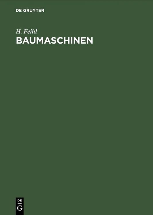 Produktbild: Baumaschinen