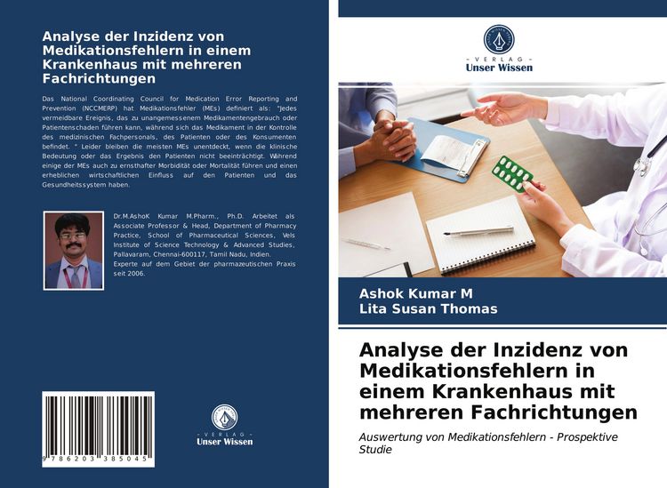Produktbild: Analyse der Inzidenz von Medikationsfehlern in einem Krankenhaus mit mehreren Fachrichtungen
