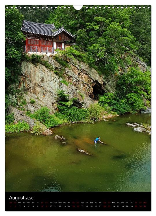 Produktbild: IMAGES OF SOUTH KOREA, THE LAND OF THE MORNING CALM (Wall Calendar 2026 DIN A3 portrait), CALVENDO 12 Month Wall Calendar