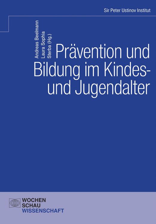 Produktbild: Pr&auml;vention und Bildung im Kindes- und Jugendalter