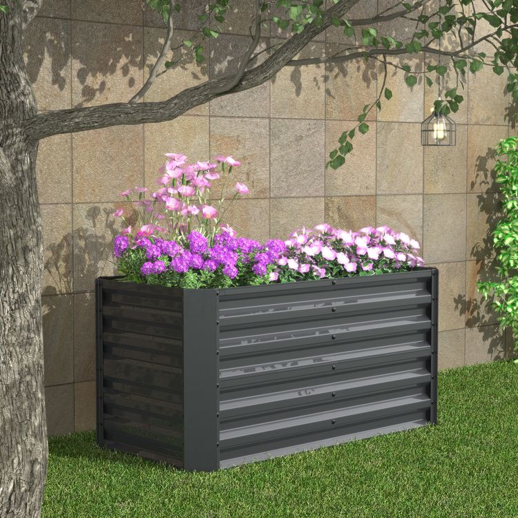 Produktbild: Metall Hochbeet Gartenbeet 180x90 Galdo L