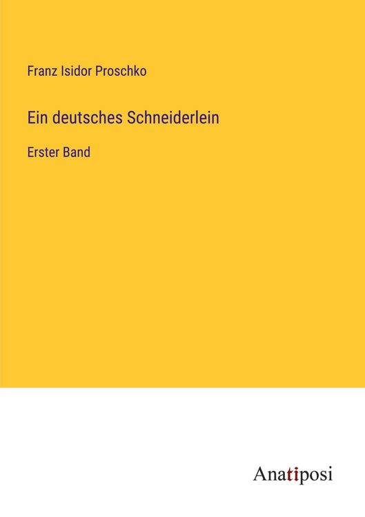Produktbild: Ein deutsches Schneiderlein