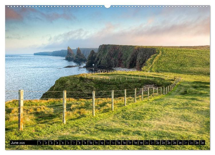 Produktbild: Scotland's unique landscapes (High Quality Premium Wall Calendar 2026 DIN A2 landscape),CALVENDO 12 Month Wall Calendar