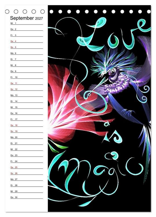 Produktbild: Textile Gewebekunst (Tischkalender 2027 DIN A5 hoch), CALVENDO Monatskalender