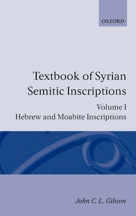 Produktbild: Textbook of Syrian Semitic Inscriptions