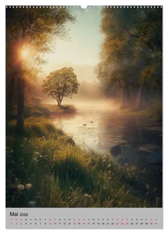 Produktbild: Von der Sch&ouml;nheit des Wassers (Wandkalender 2026 DIN A2 hoch), CALVENDO Monatskalender