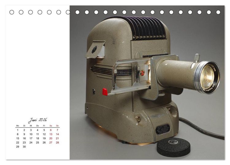 Produktbild: Alte Sch&auml;tze - Kameras und Projektoren (Tischkalender 2026 DIN A5 quer), CALVENDO Monatskalender