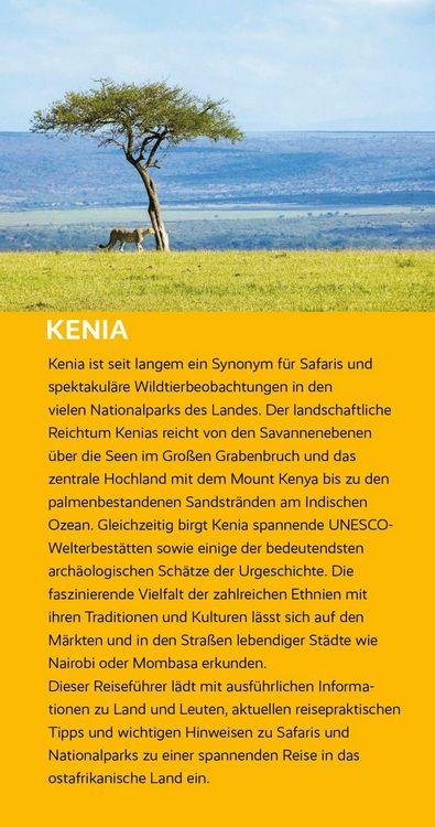 Produktbild: TRESCHER Reisef&uuml;hrer Kenia