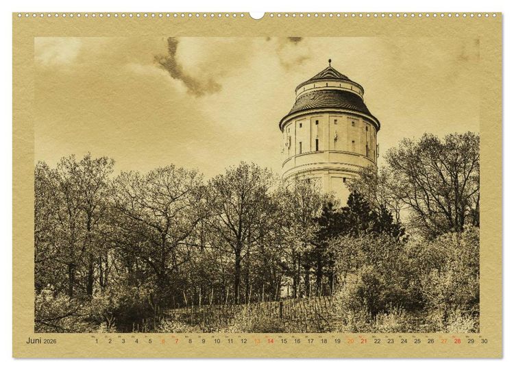 Produktbild: Radebeul - Ein Kalender im Zeitungsstil (hochwertiger Premium Wandkalender 2026 DIN A2 quer), Kunstdruck in Hochglanz