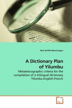 Produktbild: Mavoungou, P: A Dictionary Plan of Yilumbu