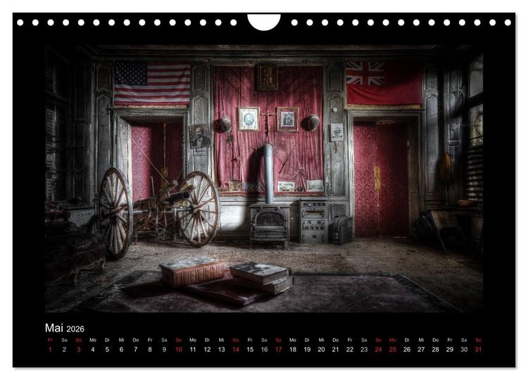 Produktbild: Lost Places - verlassene Orte vergangener Glanz (Wandkalender 2026 DIN A4 quer), CALVENDO Monatskalender