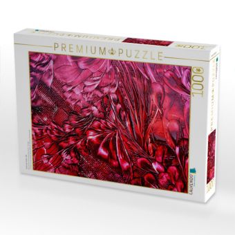 Produktbild: CALVENDO Puzzle Kraft der Farbe- Rot 1000 Teile Puzzle hoch | 1000 Teile Lege-Gr&ouml;&szlig;e 64 &times; 48 cm Foto-Puzzle f&uuml;r gl&uuml;ckliche Stunden