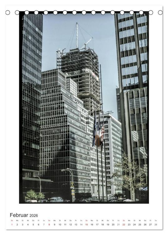 Produktbild: NEW YORK CITY - Vintage Views (Tischkalender 2026 DIN A5 hoch), CALVENDO Monatskalender