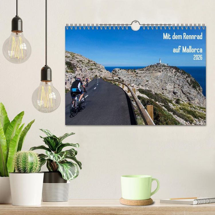Produktbild: Mit dem Rennrad auf Mallorca (Wandkalender 2026 DIN A4 quer), CALVENDO Monatskalender