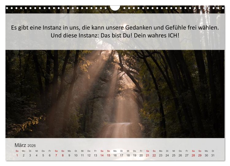 Produktbild: Motivationsspr&uuml;che Erfolgsweg (Wandkalender 2026 DIN A3 quer), CALVENDO Monatskalender