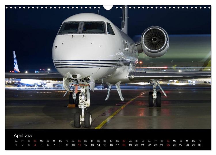 Produktbild: Flugzeuge bei Nacht (Wandkalender 2027 DIN A3 quer), CALVENDO Monatskalender
