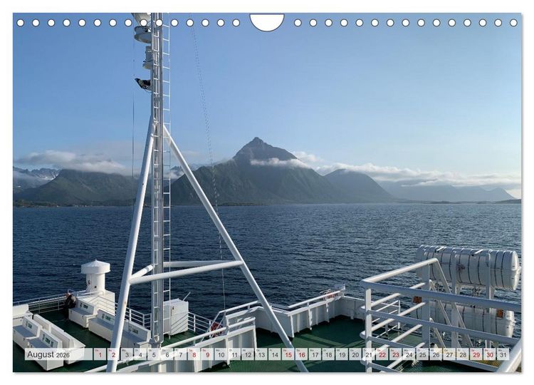 Produktbild: Wandern in Norwegen - Einklang von Gebirge und Meer (Wandkalender 2026 DIN A4 quer), CALVENDO Monatskalender