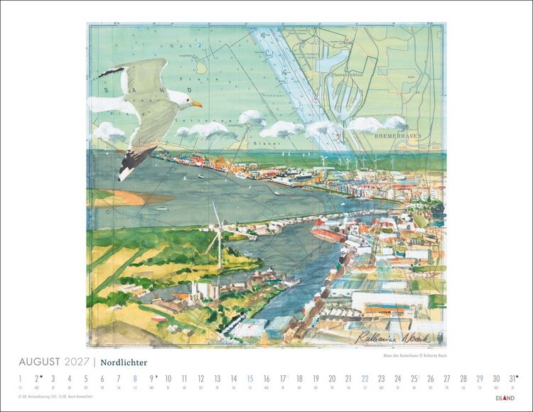 Produktbild: Nordlichter - See(h)karten Kalender 2027