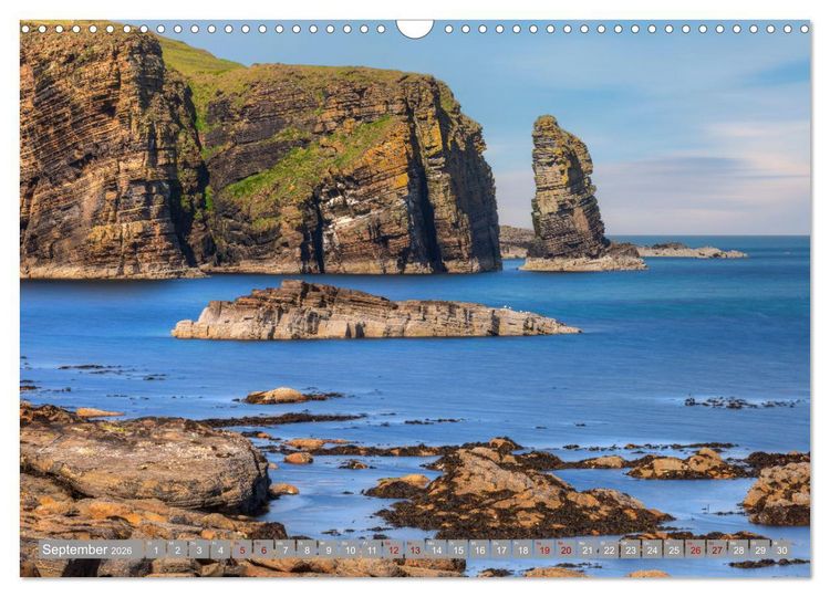 Produktbild: Orkney, Inselwelten aus Licht und Legenden. (Wandkalender 2026 DIN A3 quer), CALVENDO Monatskalender