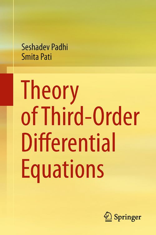 Produktbild: Theory of Third-Order Differential Equations
