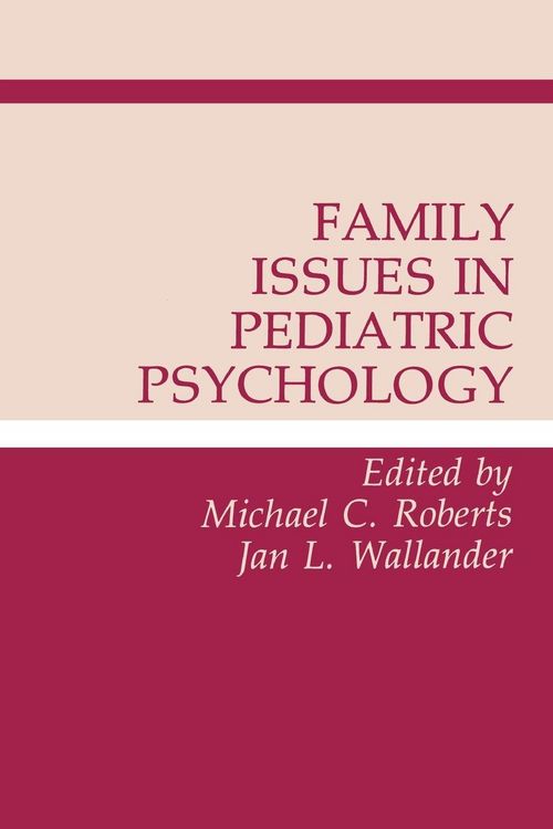Produktbild: Family Issues in Pediatric Psychology