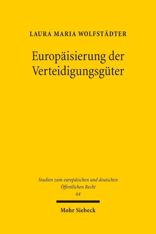 Produktbild: Europ&auml;isierung der Verteidigungsg&uuml;ter