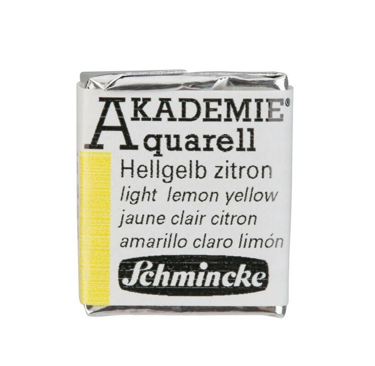 Produktbild: Schmincke Akademie Aquarell 1/2 N&auml;pfchen, Hellgelb zitron