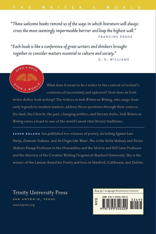 Produktbild: Irish Writers on Writing
