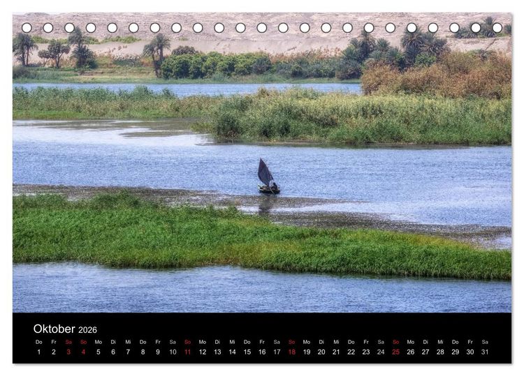 Produktbild: &Auml;gypten (Tischkalender 2026 DIN A5 quer), CALVENDO Monatskalender