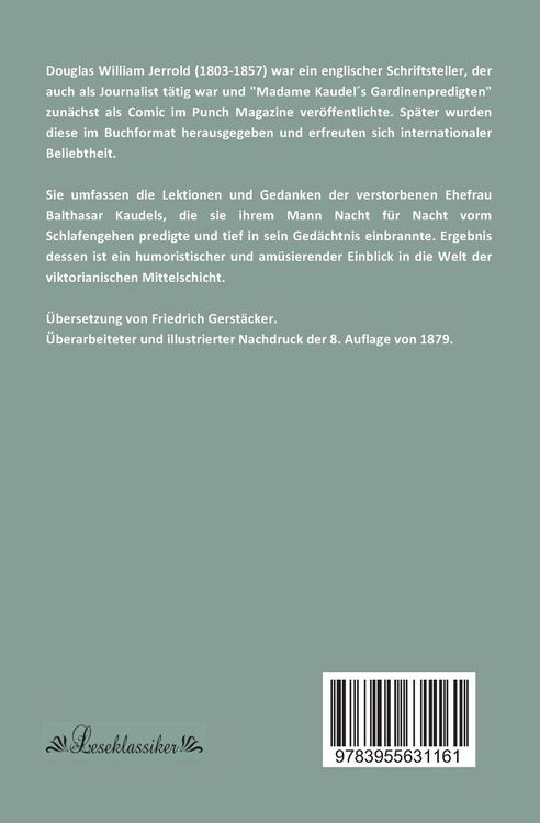 Produktbild: Madame Kaudel&acute;s Gardinenpredigten