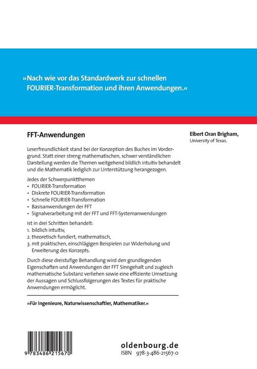 Produktbild: FFT-Anwendungen