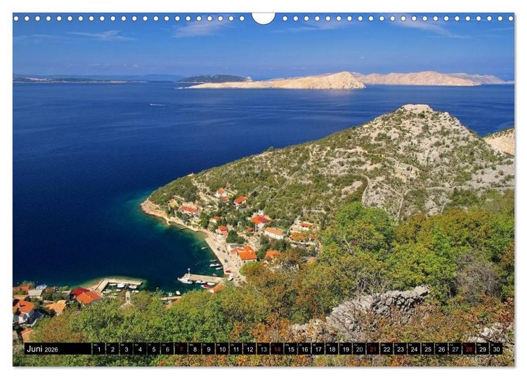 Produktbild: Kvarner Golf - Kroatien (Wandkalender 2026 DIN A3 quer), CALVENDO Monatskalender